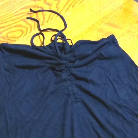 HALARA Womens Skirt Medium New BLACK LONG Work Business Casual RIBBED MIDI - Picture 6 of 9